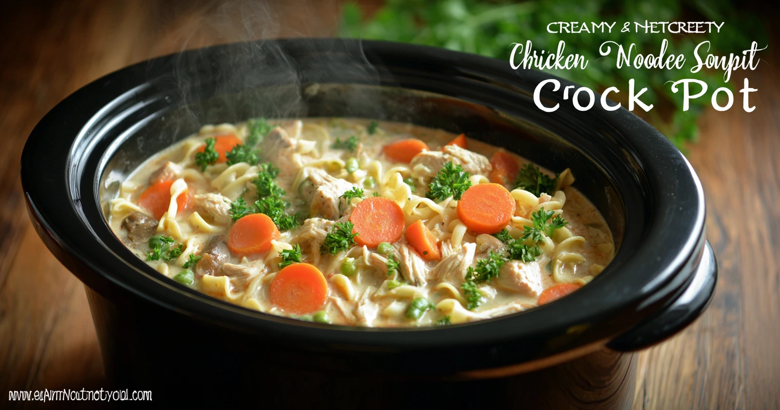 chicken noodle soup crock pot